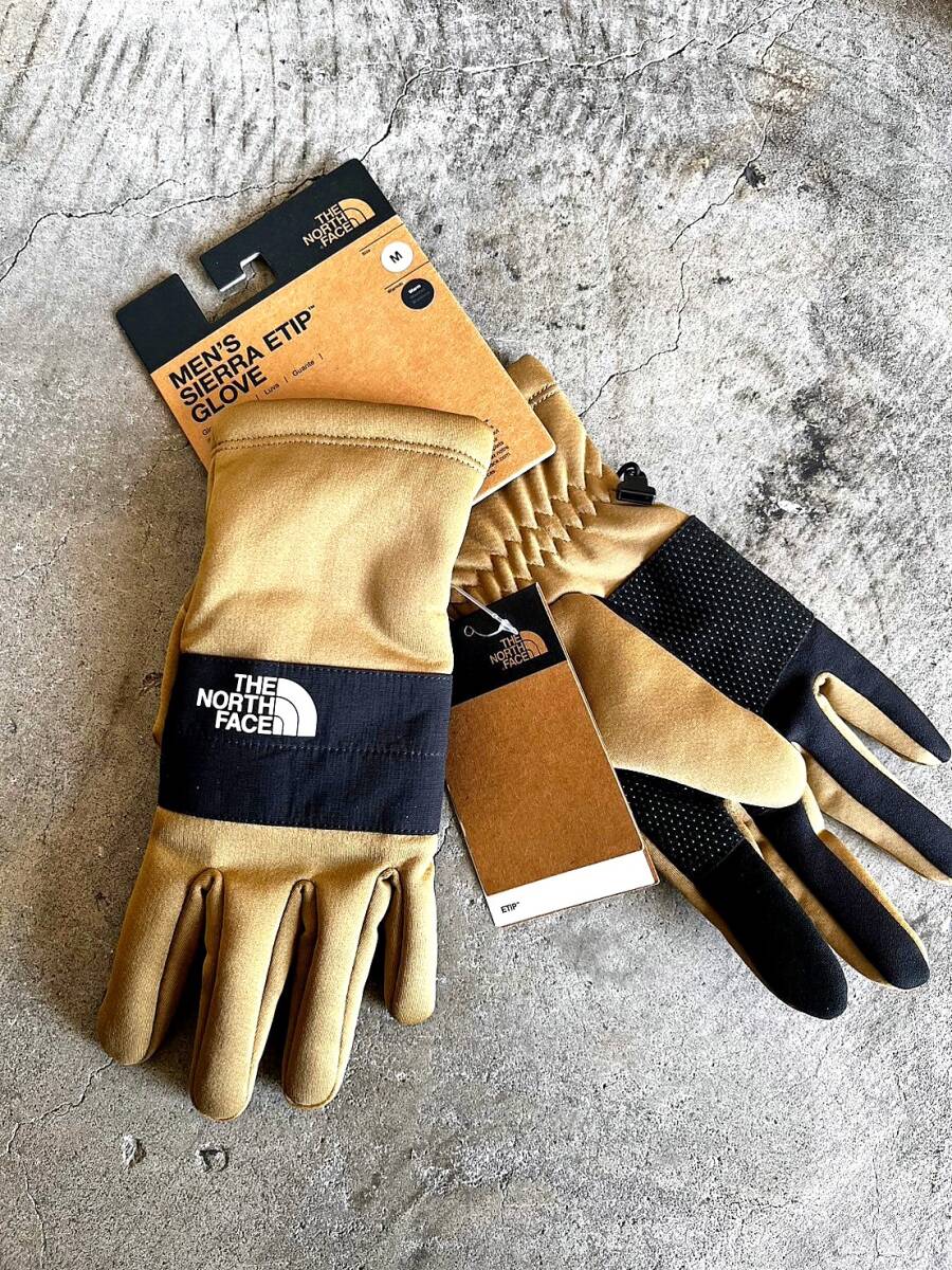 送料¥385 即決 新品 正規品 USA限定 日本未発売 The North Face ノースフェイス US-M 裏ボア シエラ Etip グローブ スマホ使用可 U.BRN拍卖