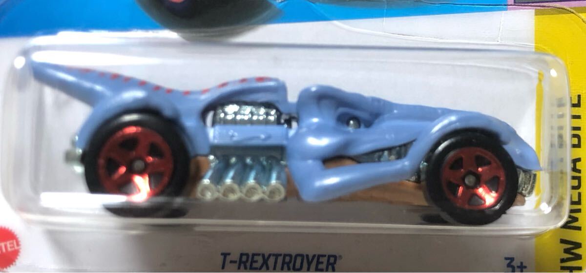 レア 日本未発売 USDMカード 2024 HW Let’s Race 劇中車 カラー T-Rextroyer Tyrannt ティラノサウルス Gary Swisher Lite Blue 絶版拍卖
