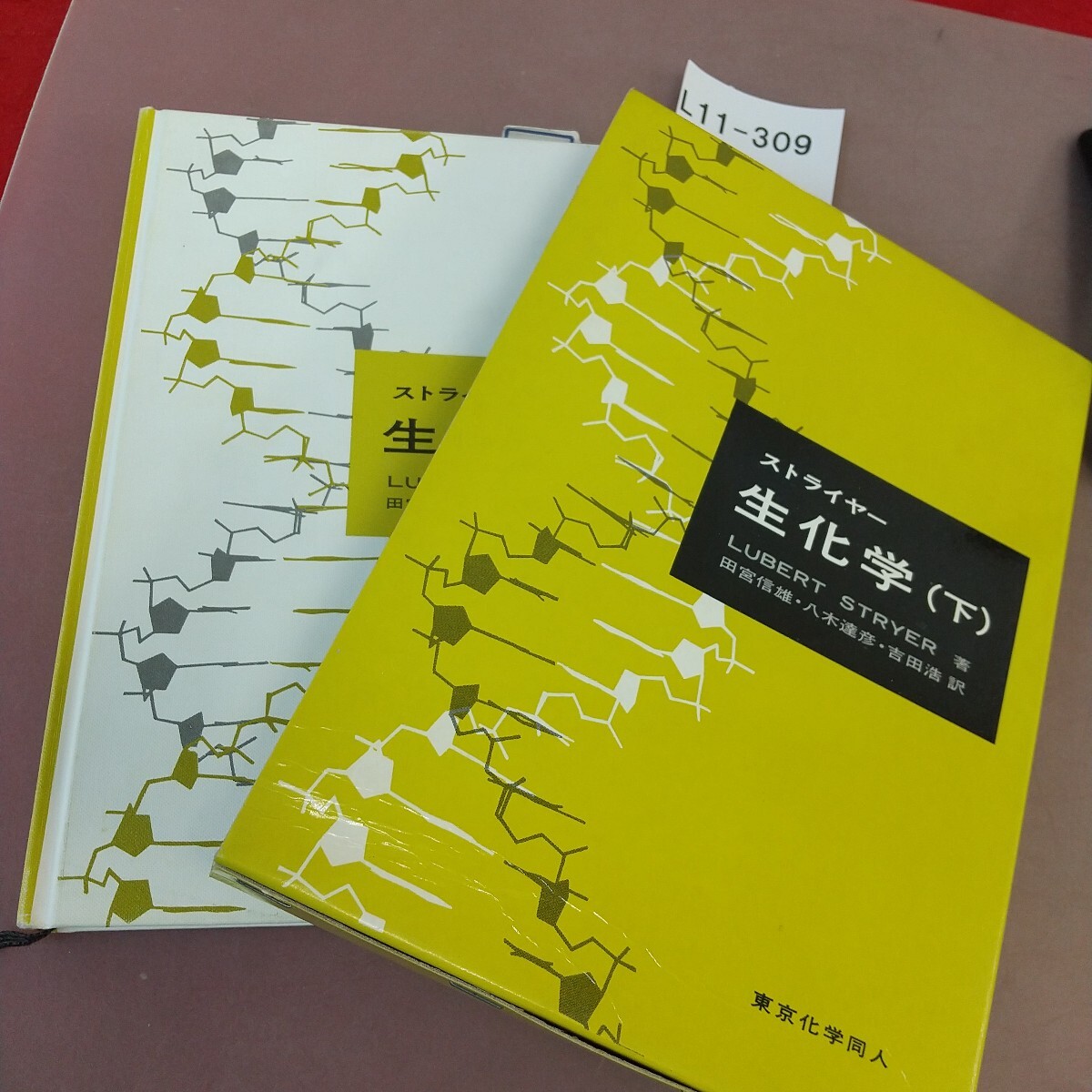 L11-309 ストライヤー 生化学 下 東京化学同人 付箋貼り付けあり拍卖