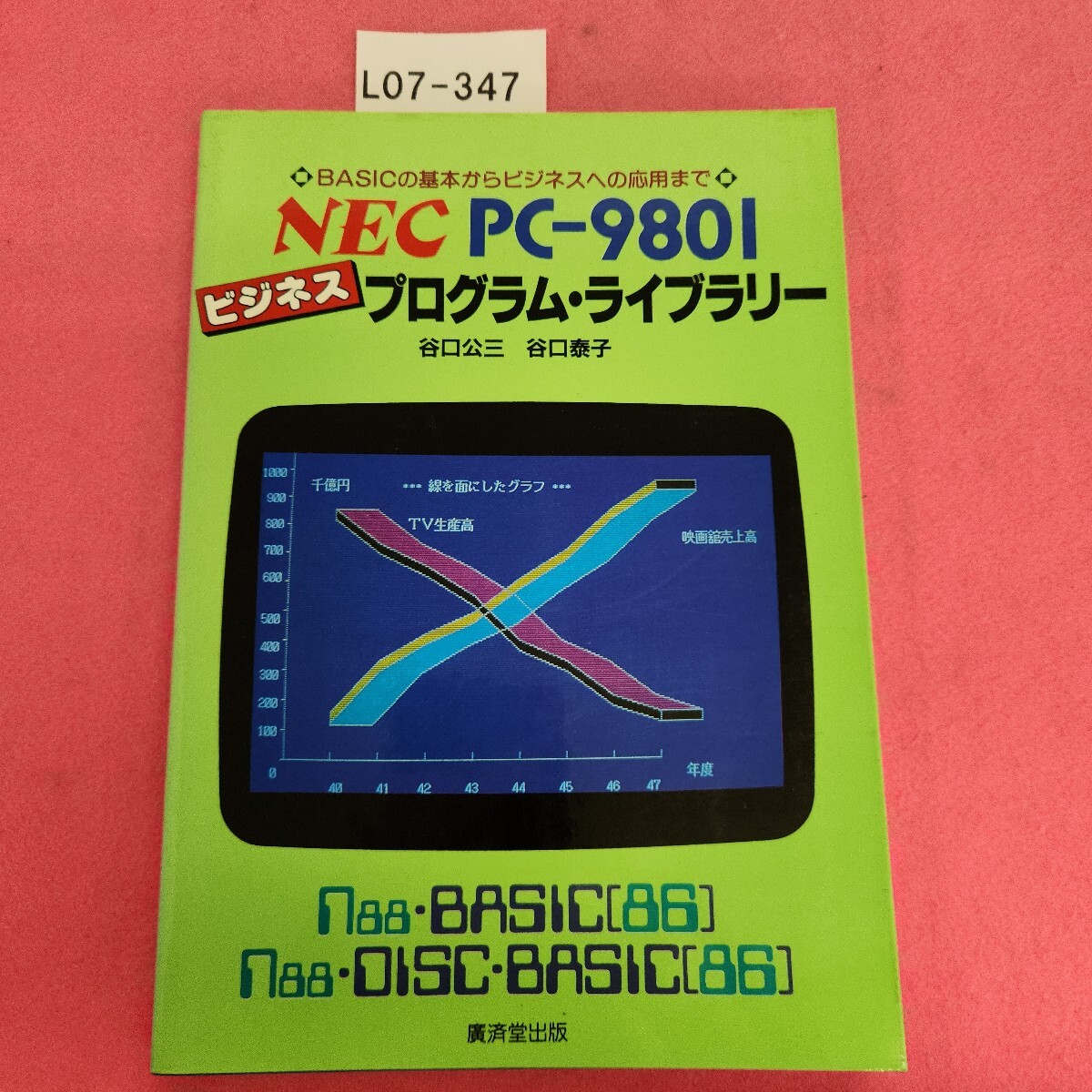L07-347 NEC PC-9801 ビジネス・プログラム・ライブラリー 廣済堂出版拍卖