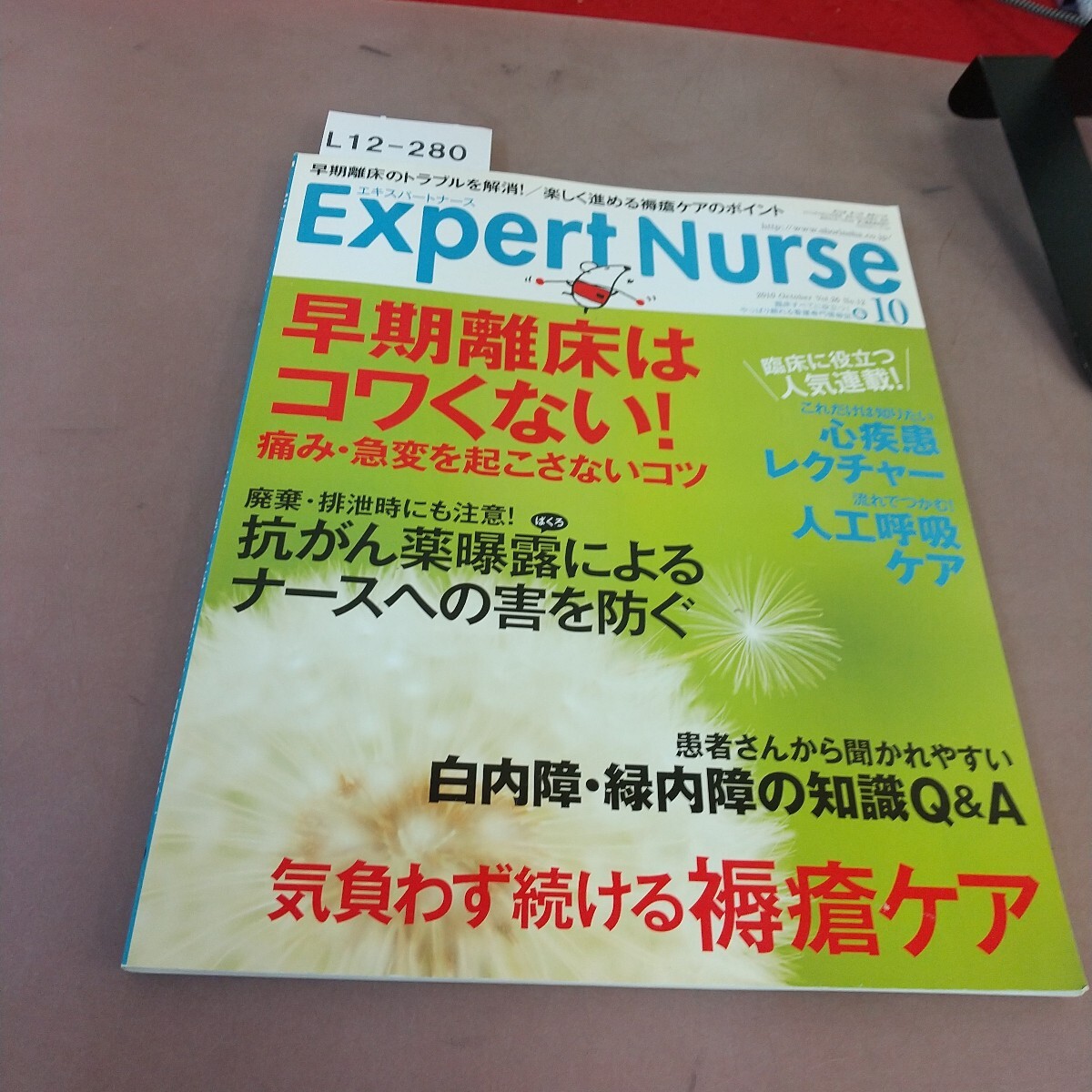 L12-280 エキスパートナース 2010.10 Vol.26No.12 早期離床はコワくない! 気負わず続ける褥瘡ケア 他 照林社拍卖