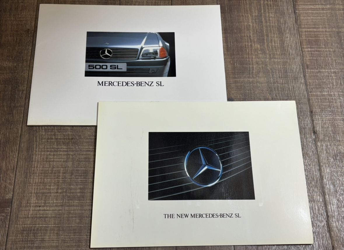 旧車カタログ⑩★メルセデス・ベンツ SL 2冊セット★MERCEDES BENZヤナセ 300SL 500SL拍卖