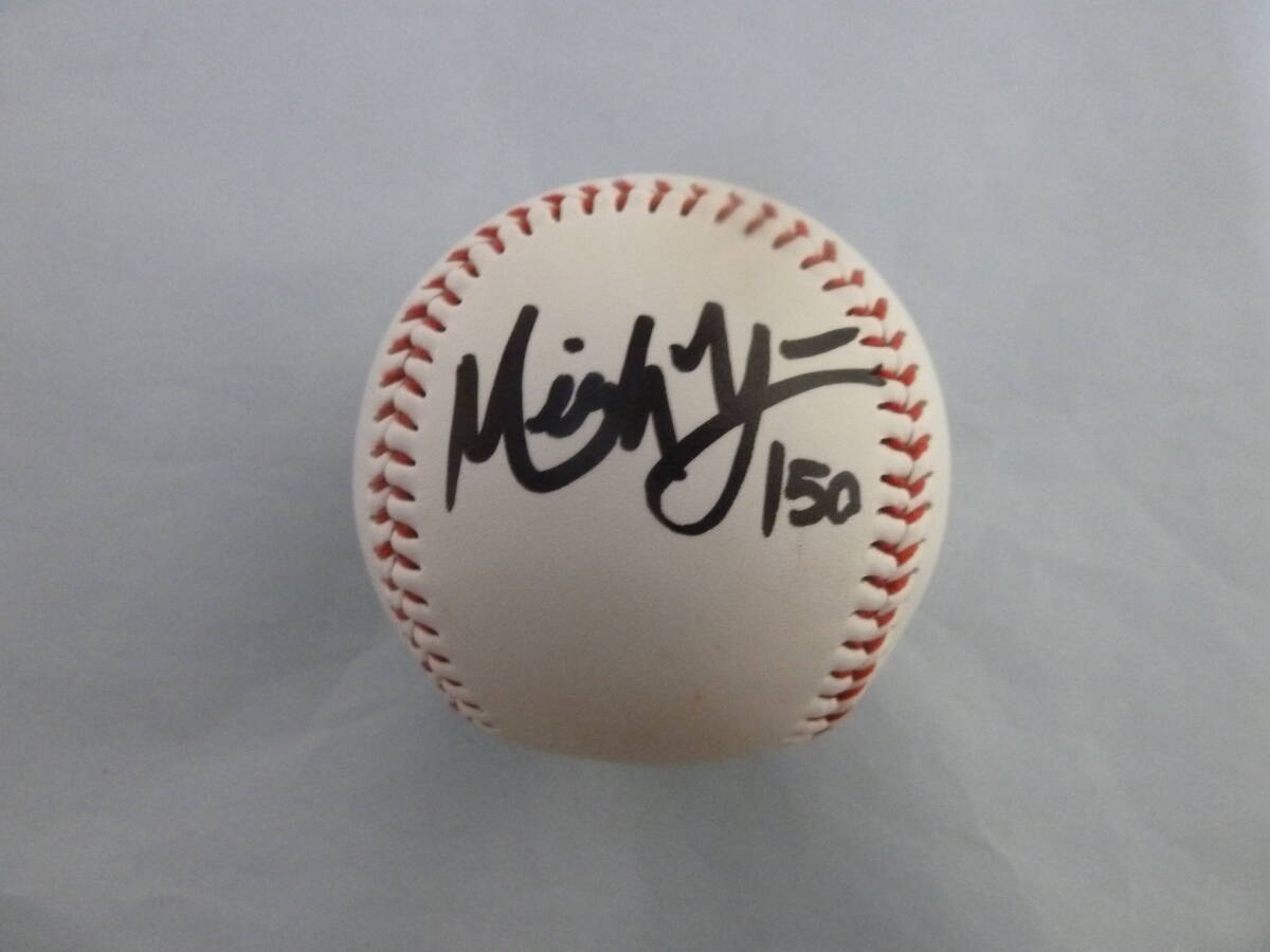 北海道日本ハムファイターズ マイカ与那嶺選手♯150 直筆サイン入りボール 激レア ラスト1品!球団名入り 新戦力拍卖