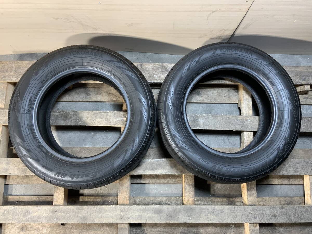 YOKOHAMA BluEarth-RV RV03 205/65R15 2022年製 中古 2本 ヨコハマ ブルーアース拍卖
