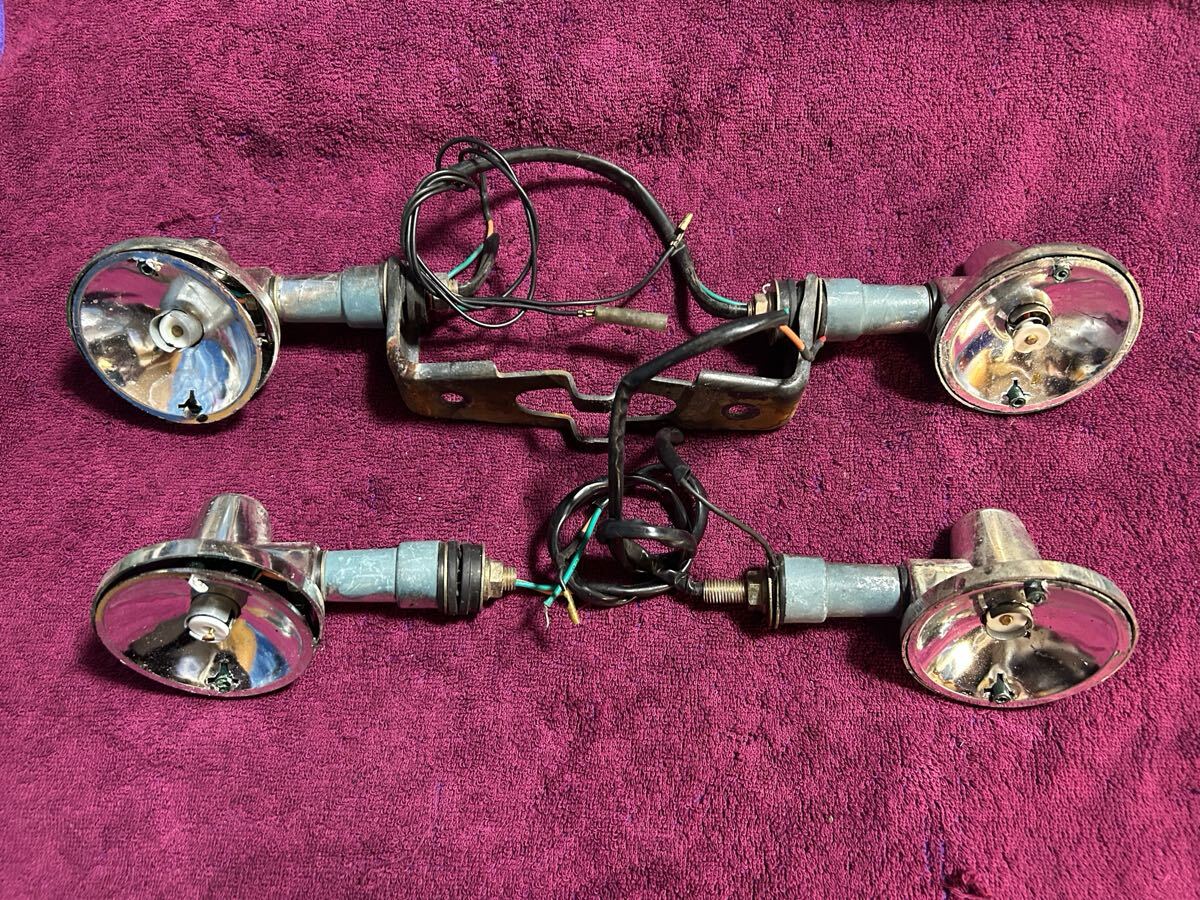 4096■ ヤマハ YB-1 UA05J フロント リア ウインカー 純正 ケース ステー拍卖