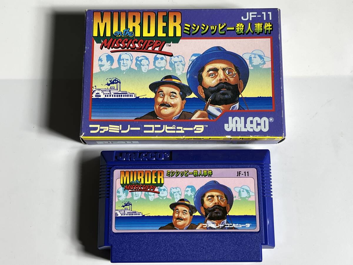 ミシシッピ殺人事件 ファミコンソフト ファミコンカセット ジャレコ JALECO FC カセット 未使用 箱・説明書付 現状品 SM3511拍卖