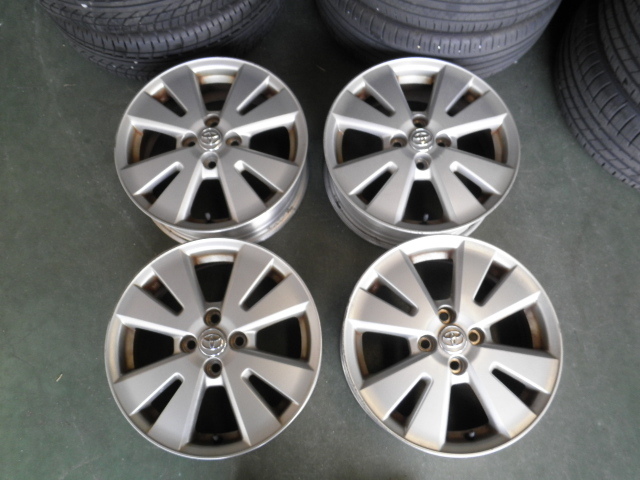 希少 トヨタ ラクティス純正 16インチ 5.5J +39 4H 100 流用 Kトラ K箱 コンパクト ダイハツ 拍卖