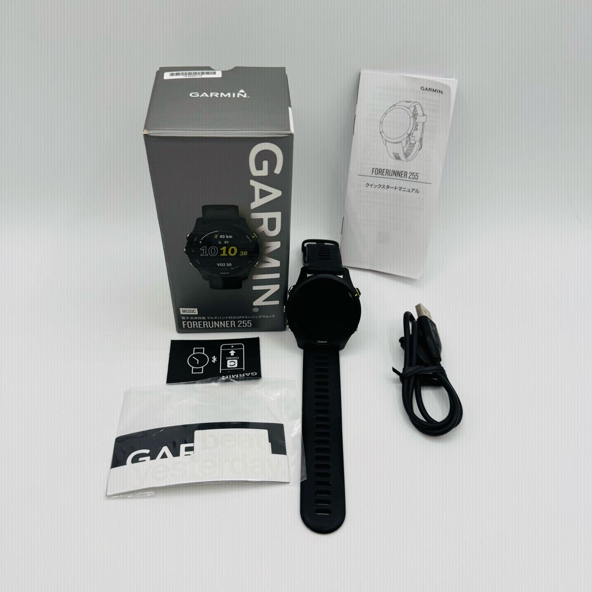 【極美品】GARMIN ガーミン FORERUNNER 255 MUSIC拍卖