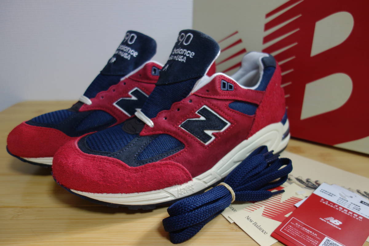 定価3.2万円 新品未使用 New Balance M990 AD2 26.5cm USA 576 990 991 992 993 996 997 998 1300 1400 1500 UK NV v1 v2 v3 v4 v5 限定拍卖
