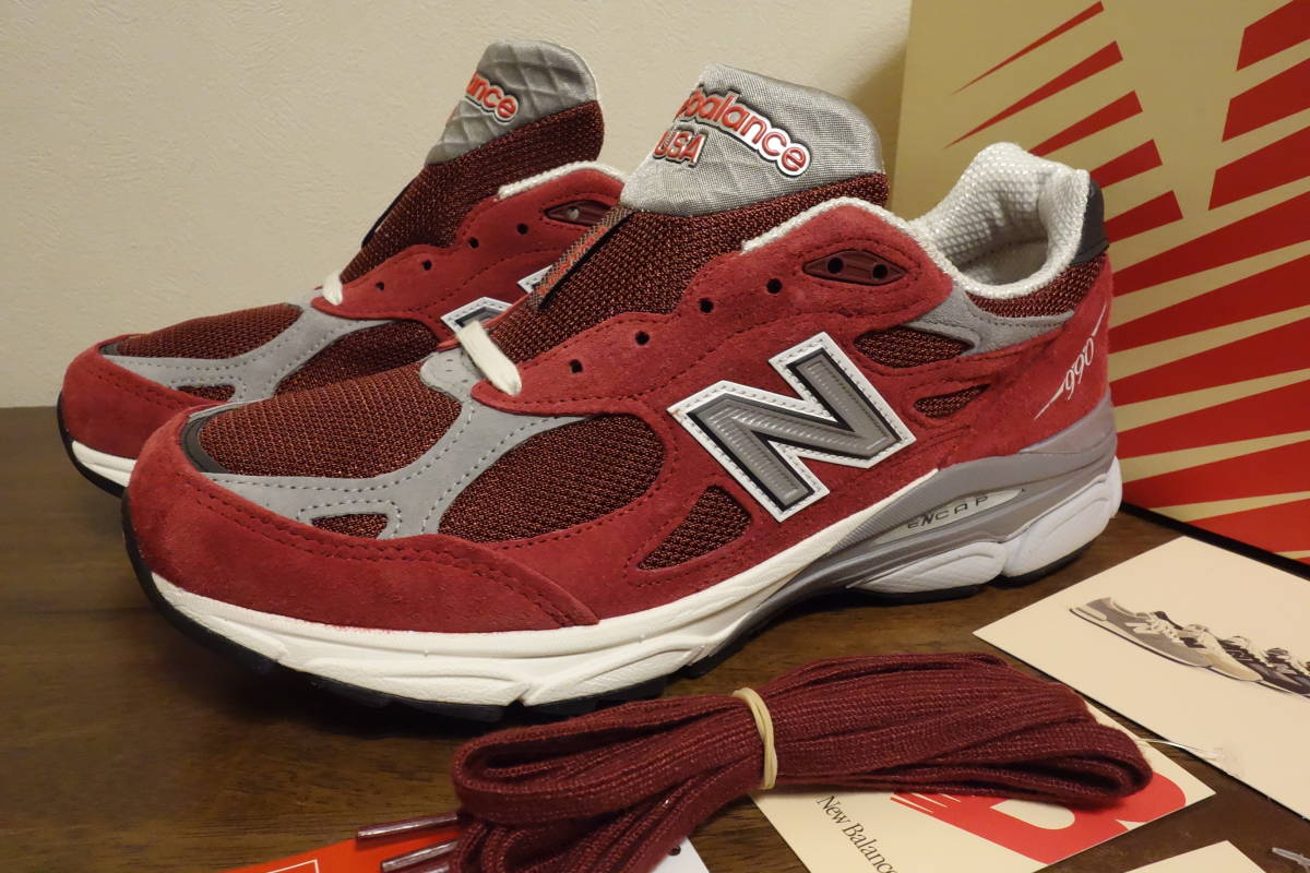定価3.2万円 新品未使用 New Balance M990 TF3 26.5cm USA 576 991 992 993 995 996 997 998 1300 1400 1500 UK NV GY v1 v2 v3 v4 v5 v6拍卖