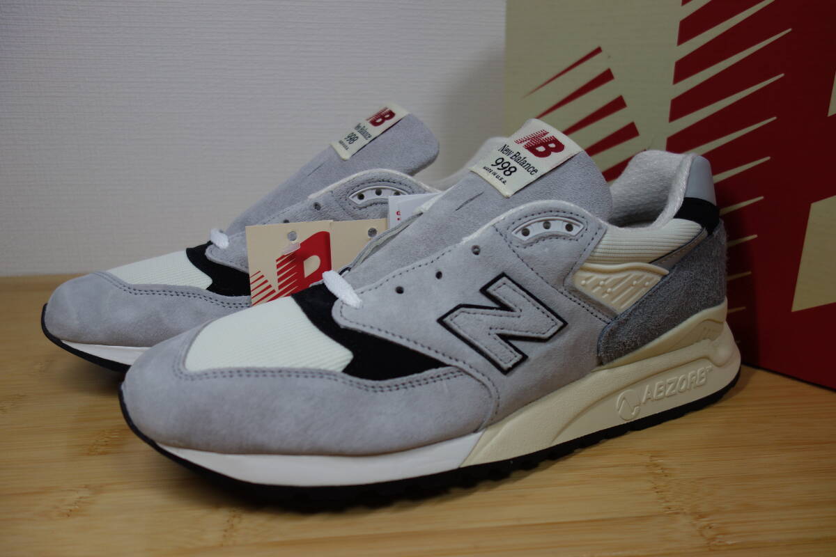 定価4万円 未使用 New Balance U998 GB 28cm USA 576 990 991 992 993 996 997 998 1300 1400 1500 UK NV GY GR v1 v2 v3 v4 v5 v6 限定拍卖
