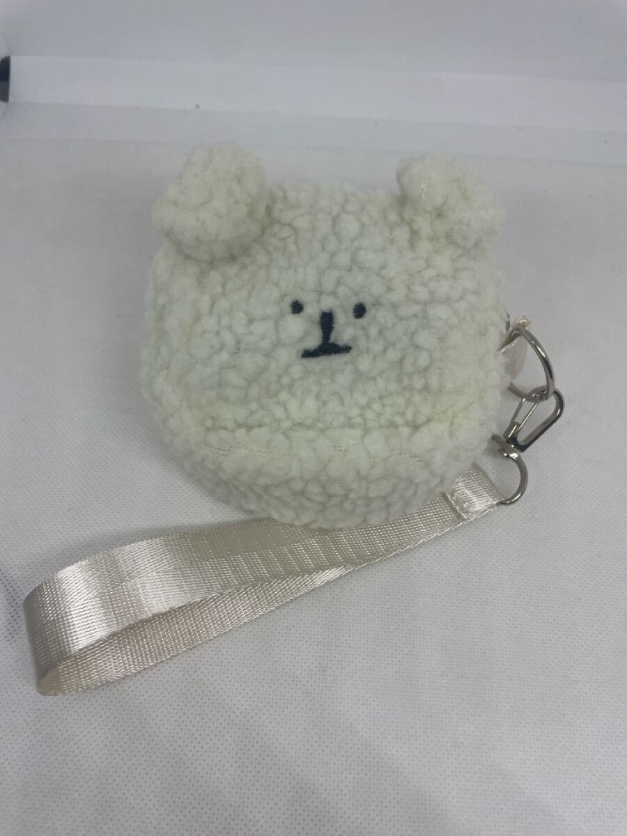 ビション うんち袋ポーチマナー袋 ケース ストラップ付き エチケット袋 ホワイト拍卖