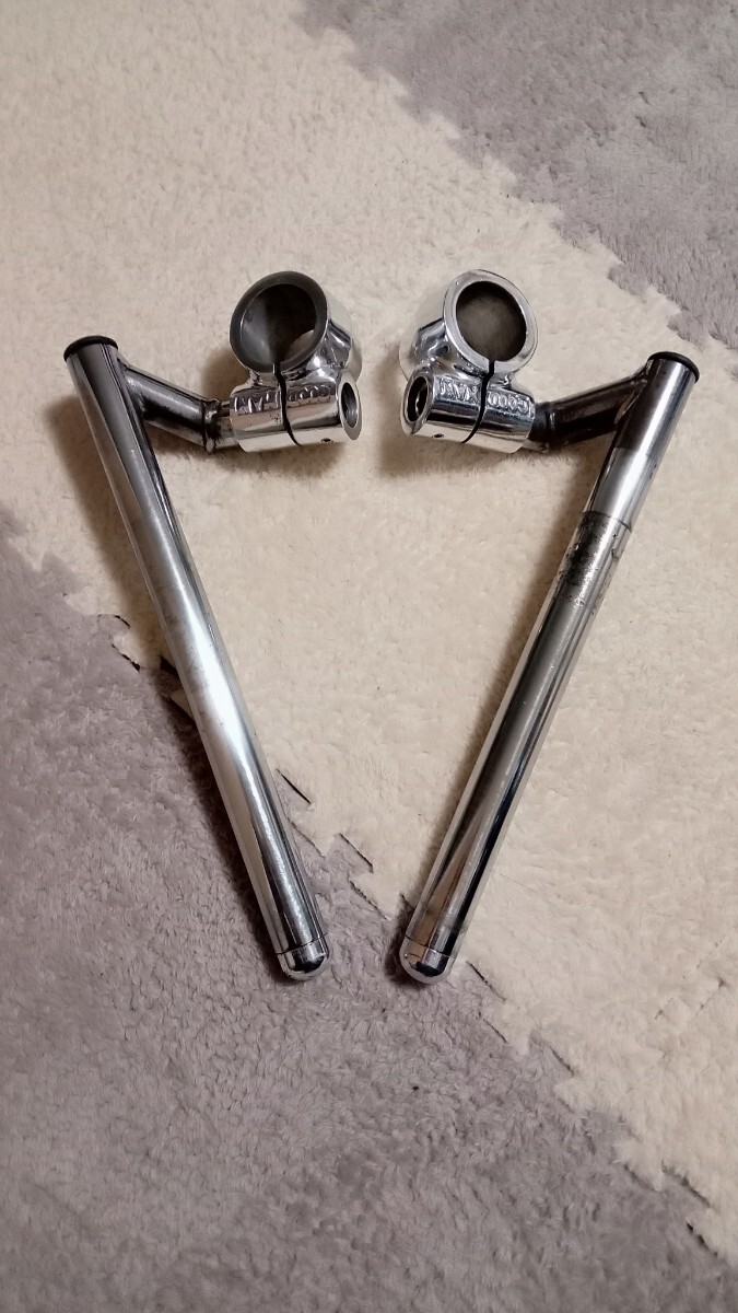 希少 GOODMAN グッドマン セパレートハンドル セパハン 35パイ バフ掛け 検索 当時物 CBX400F CB750F XJ400 Z400GP BEET キジマ トマゼリ拍卖