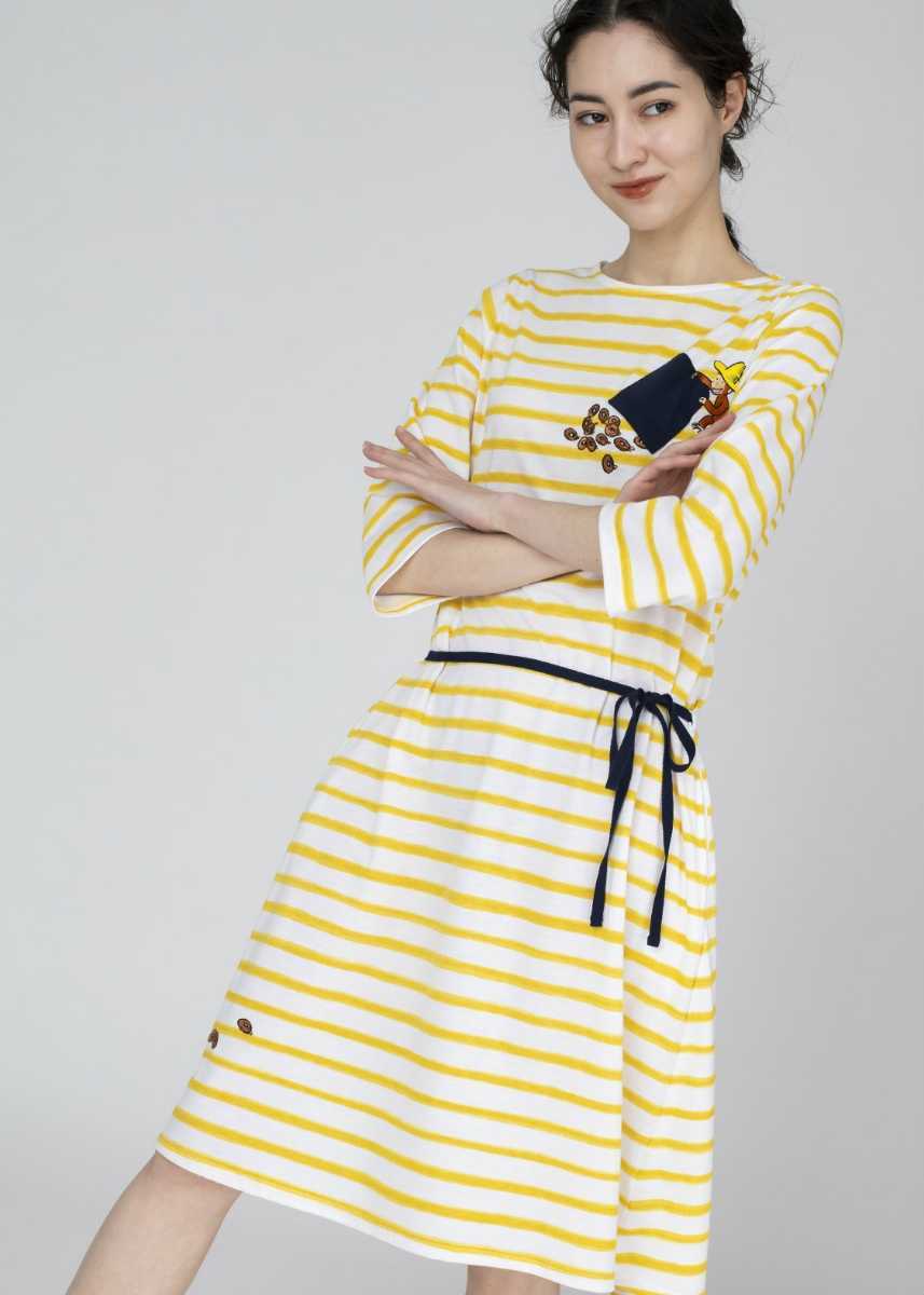 新品未使用!グラニフ おさるのジョージ ワンピース レディース フリーサイズ拍卖