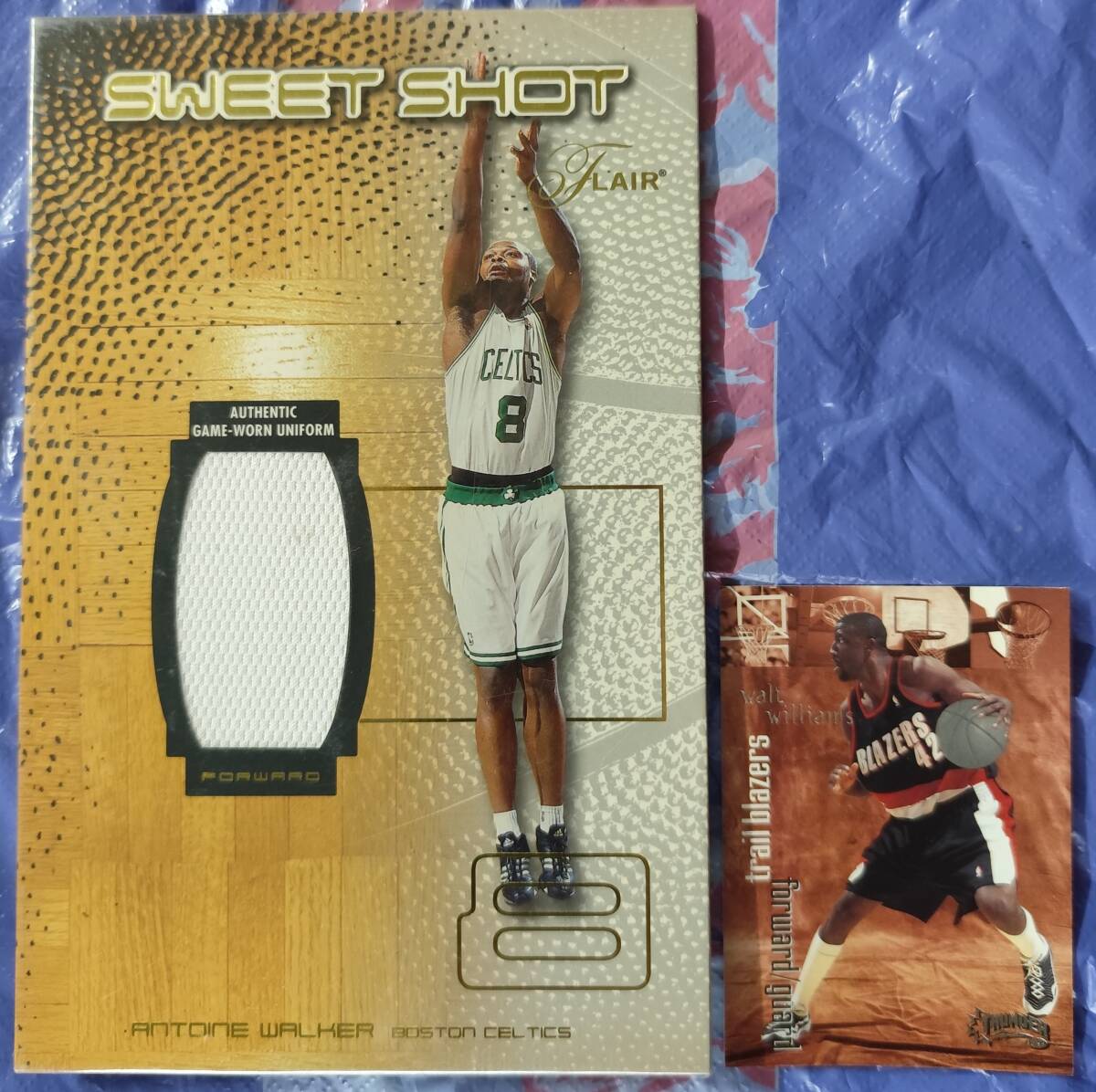 】Fleer 2001-02 Flair】Antoine Walker●250枚限定 Jersey 大判カード拍卖