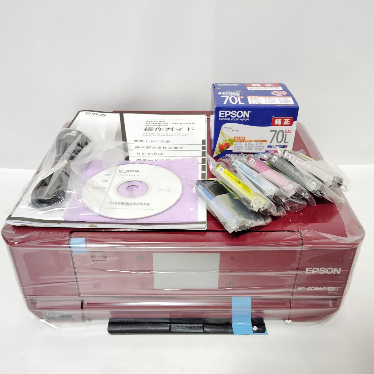 未使用品 EPSON インクジェットプリンター 複合機 EP-806AR拍卖