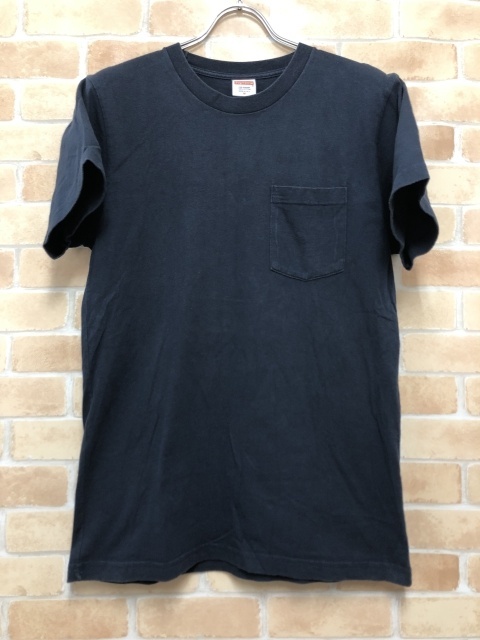 Supreme シュプリーム ANTI-HERO Logo Pocket Tee ネイビー M 111421472■拍卖