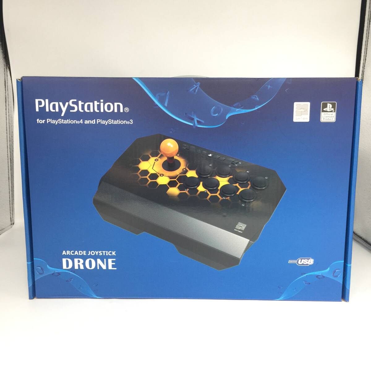 QANBA アーケードジョイスティック DRONE N2-PS4-01 動作確認OK ARCADE JOYSTICK PS4/PS3 クァンバ ドローン拍卖