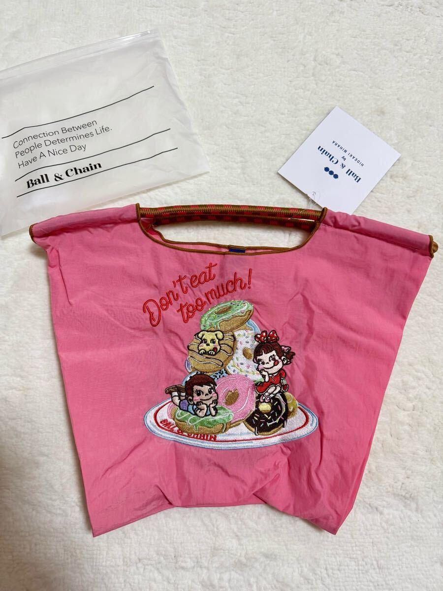 【Ball&Chain】ボール&チェーン 不二家 ペコちゃん バッグ ピンク☆新品☆拍卖