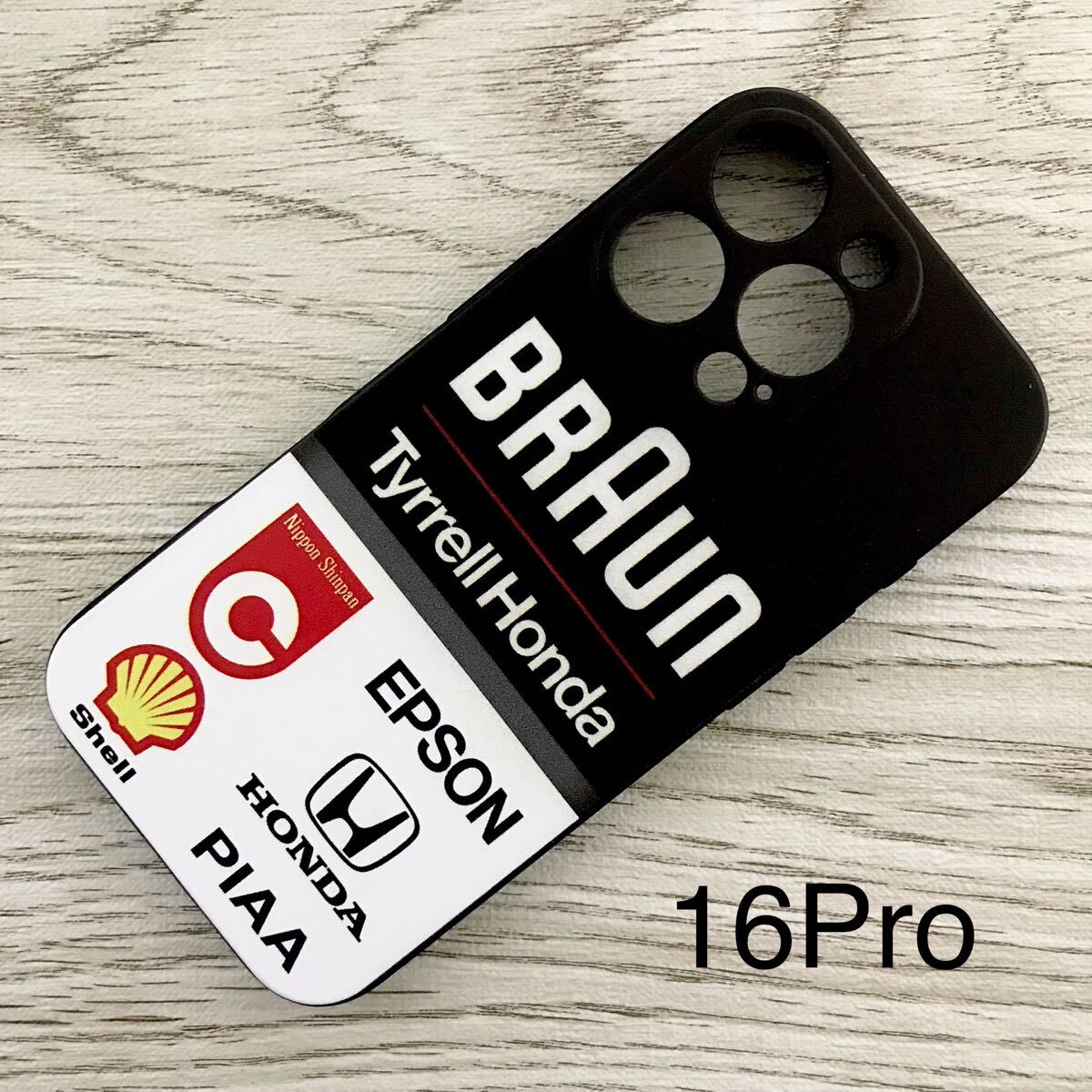 ブラウン ティレル ホンダ iPhone 16 Pro ケース F1 Tyrrell 020 中嶋悟 ステファノ・モデナ スマホ拍卖