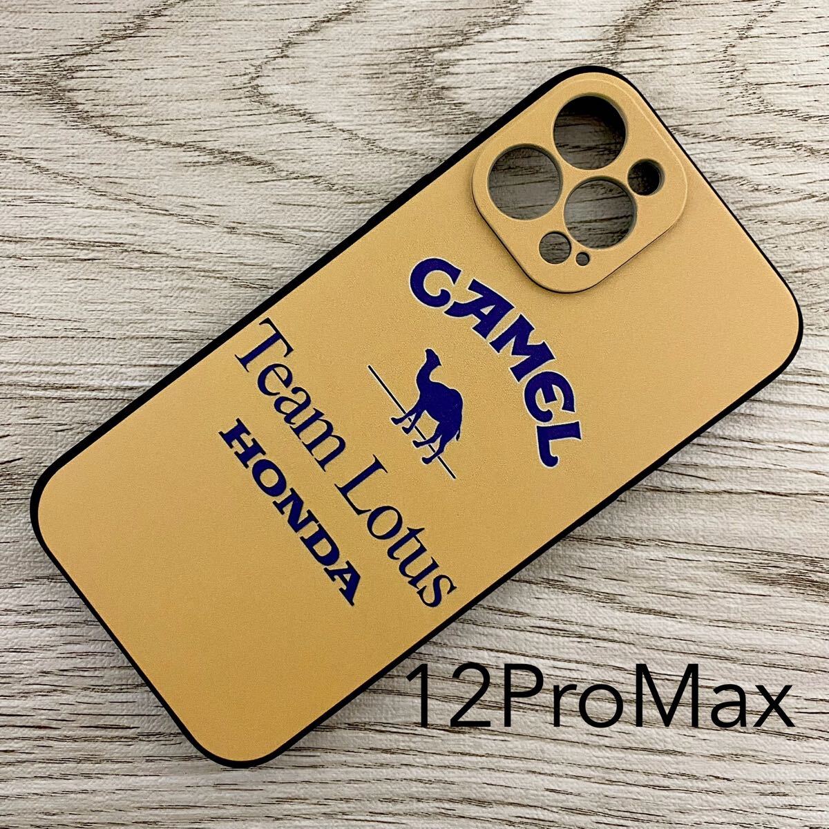 キャメル ロータス ホンダ iPhone 12 Pro Max ケース F1 アイルトン・セナ スマホ拍卖