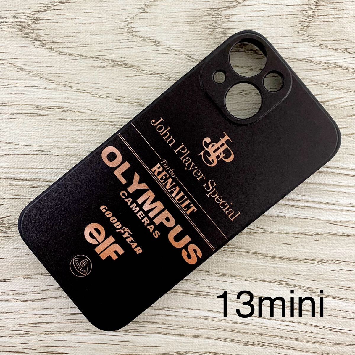 JPS ロータス iPhone 13 mini ケース F1 Lotus ルノー 98T アイルトン・セナ スマホ拍卖