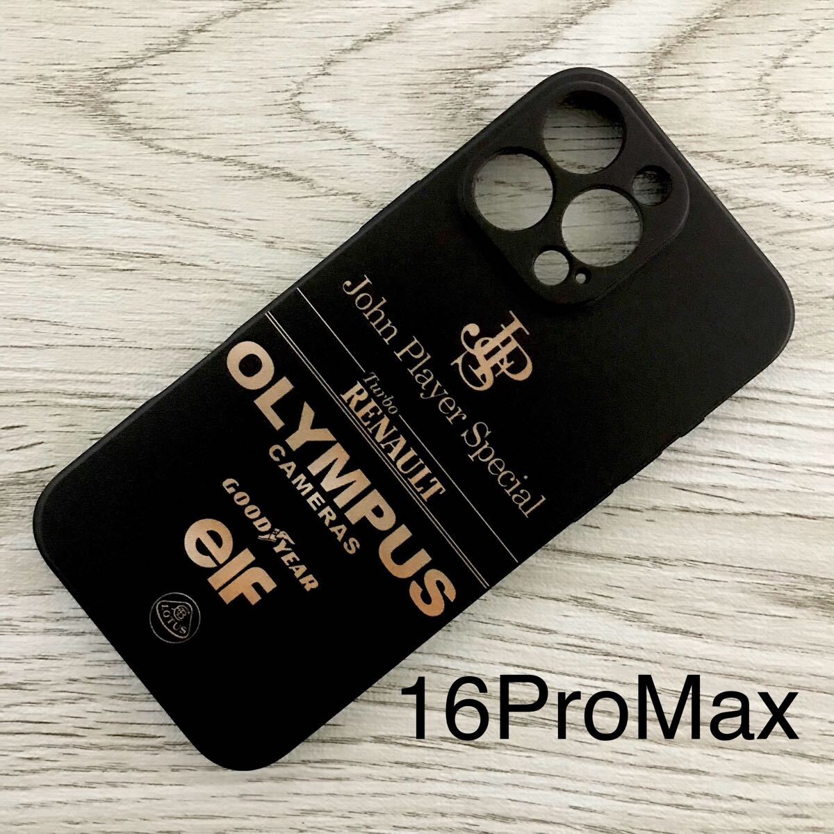 JPS ロータス iPhone 16 Pro Max ケース F1 Lotus ルノー 98T アイルトン・セナ スマホ拍卖