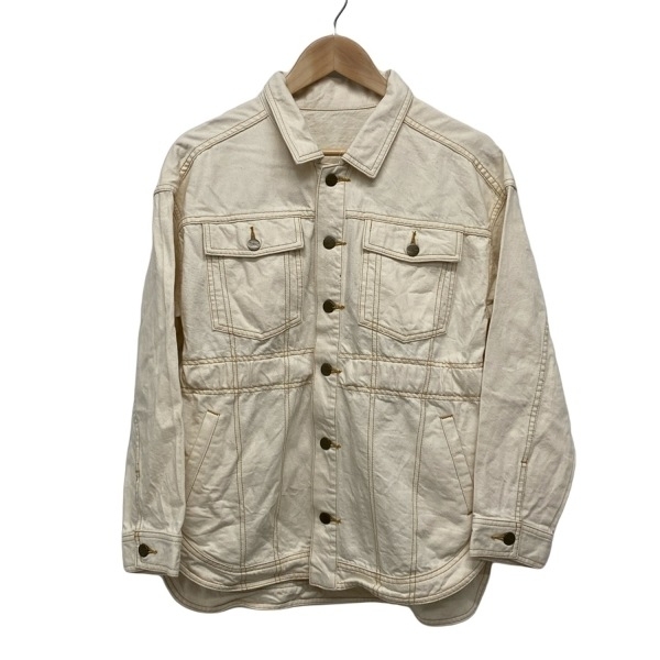 リリーブラウン Lily Brown Gジャン/デニムジャケット サイズONE SIZE - アイボリー レディース 長袖/夏 ジャケット拍卖