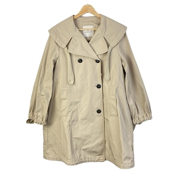 モンクレール MONCLER サイズ0 XS NACRE(ナクレ) ベージュ レディース 長袖/春/秋 コート拍卖