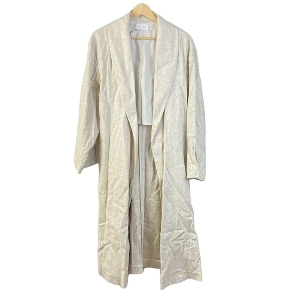 プラステ PLS+T(PLST) サイズM - ベージュ×アイボリー レディース 長袖/秋 コート拍卖