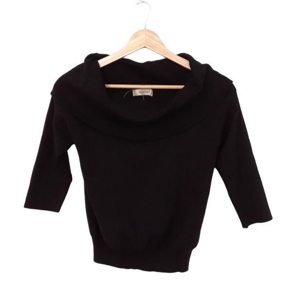マイストラーダ Mystrada 七分袖セーター/ニット サイズ38 M - 黒 レディース クルーネック 美品 トップス拍卖
