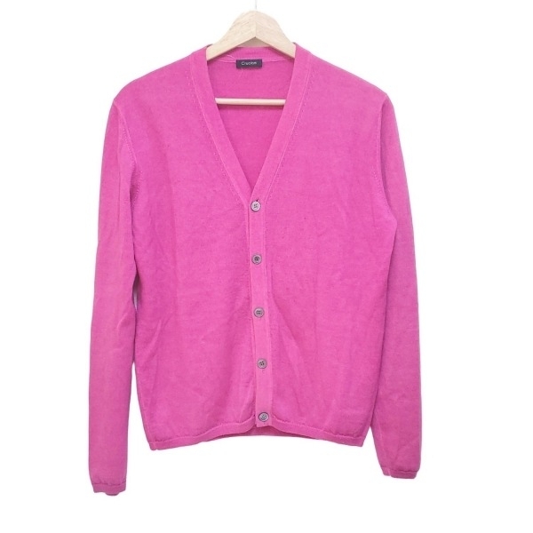 クルチアーニ Cruciani カーディガン サイズ46 XL - ピンク メンズ 長袖 美品 トップス拍卖