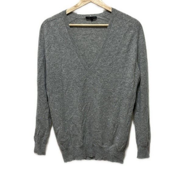 セオリー theory 長袖セーター/ニット サイズs S - ライトグレー レディース トップス拍卖