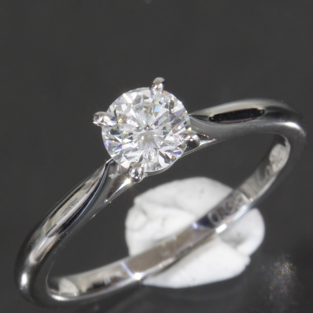 カルティエ リング ダイヤ 0.38ct 7号(47) pt950 箱 仕上済●ソリテール 指輪 新品仕上済 Cartier 6161A拍卖