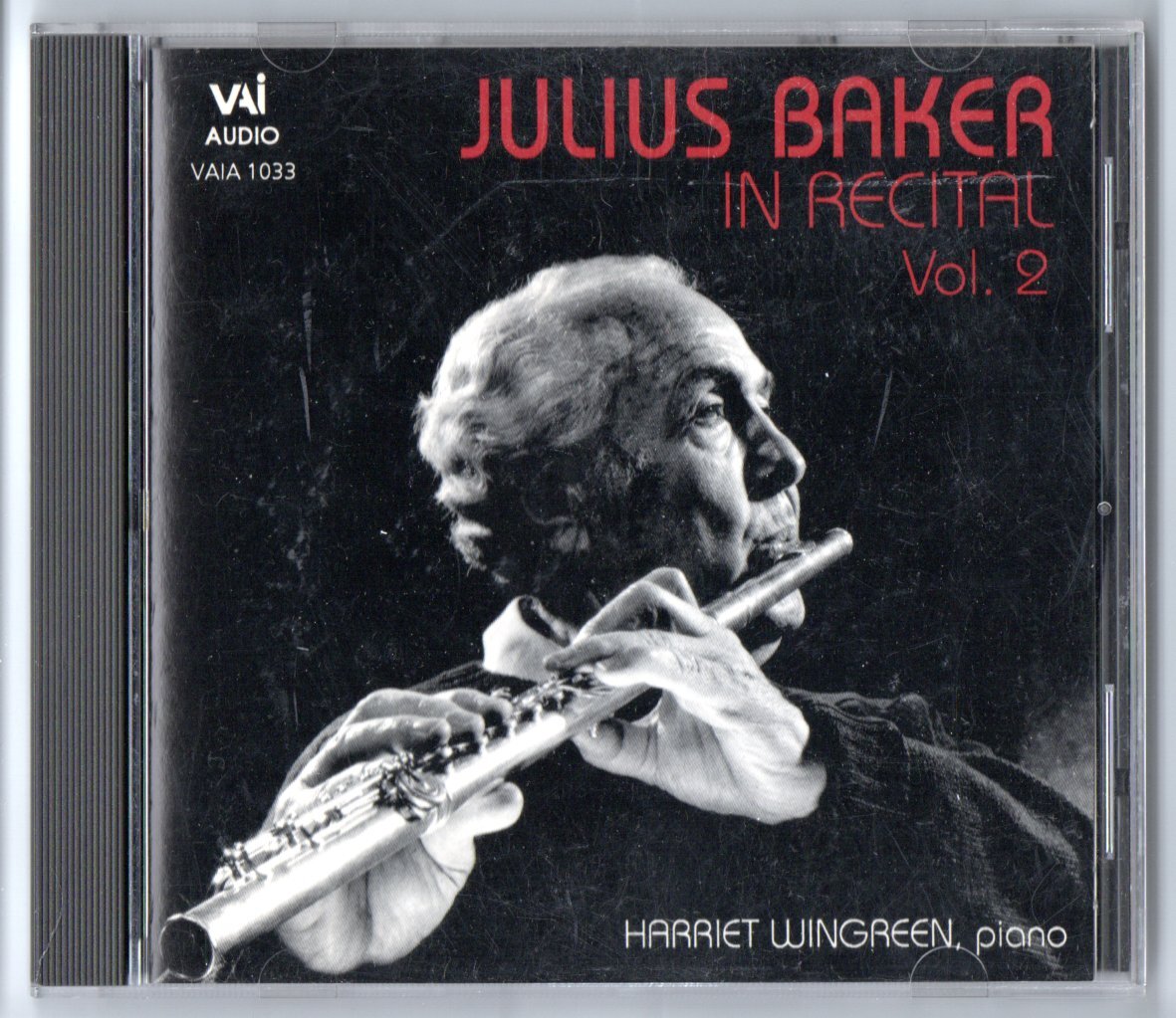 送料無料 フルートCD ジュリアス・ベーカー・リサイタル Vol.2 モーツァルト:ソナタ KV13 バッハ:ソナタ BWV1020 ギーゼキング:ソナチネ拍卖