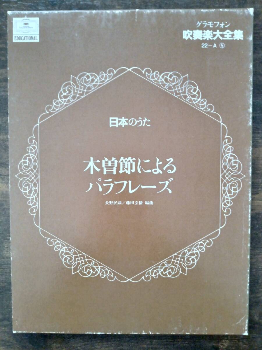 送料無料 吹奏楽楽譜 長野民謡:木曽節によるパラフレーズ 藤田玄播編 試聴可 スコア・パート譜セット 絶版拍卖