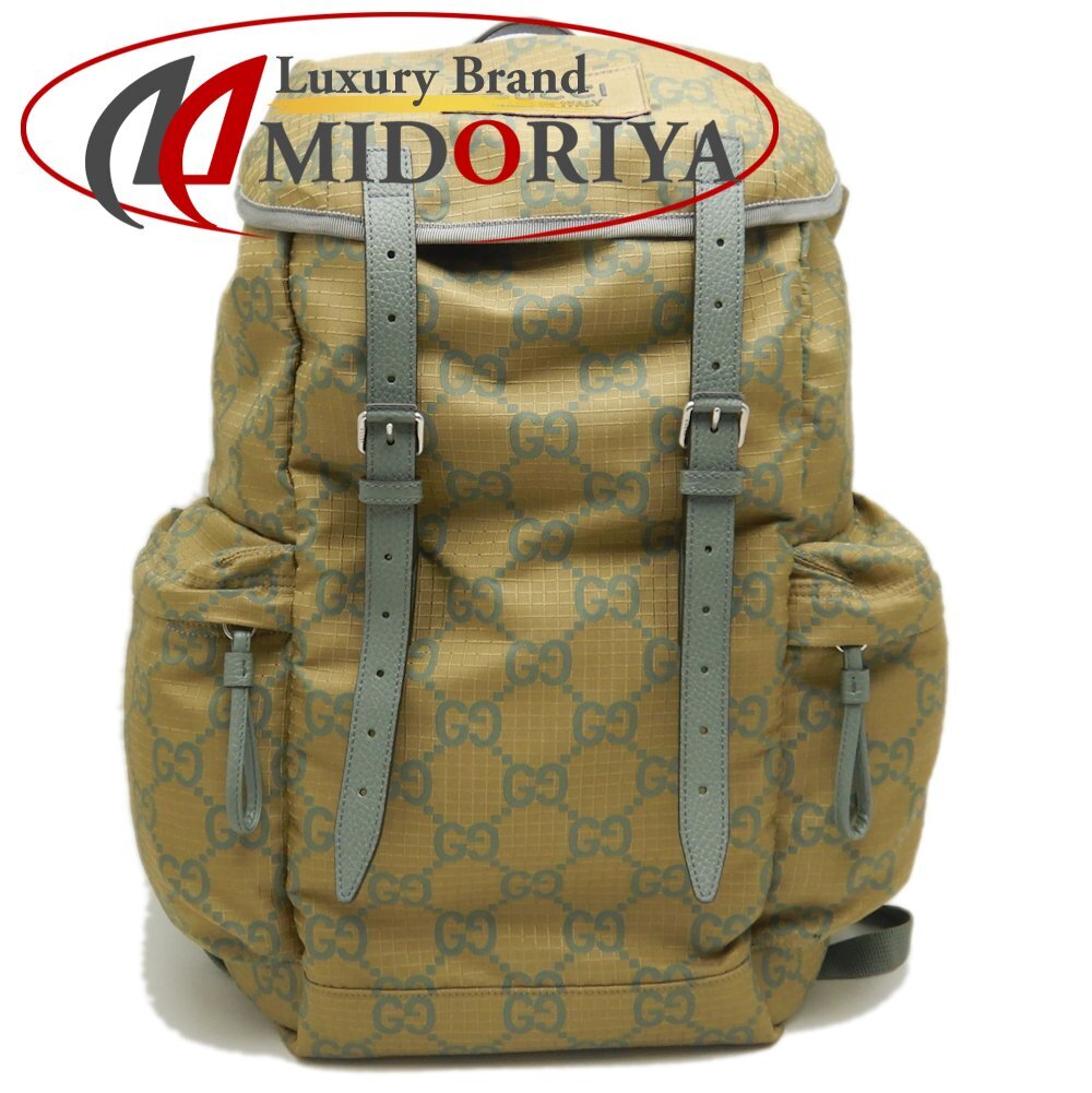 GUCCI グッチ GGリップストップ 767923 リュック・バックパック ナイロン カーキ/252556【中古】拍卖