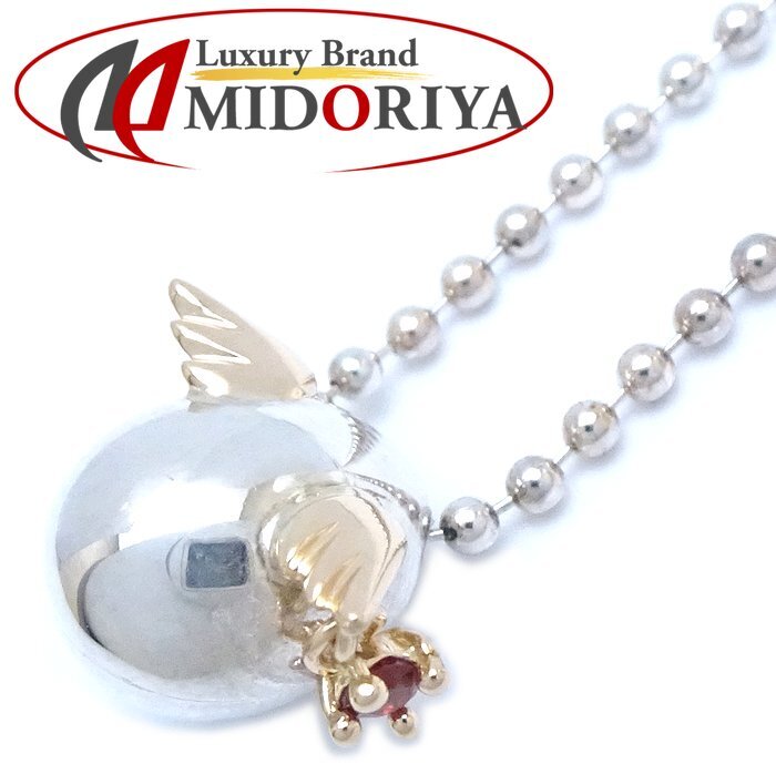 天使の卵 Tenshi no Tamago ネックレス シルバー925xK18YG イエローゴールド /293193【中古】拍卖