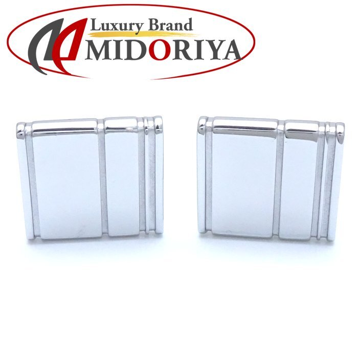 Dunhill ダンヒル カフス スクエア シルバーメッキ/293317【中古】拍卖