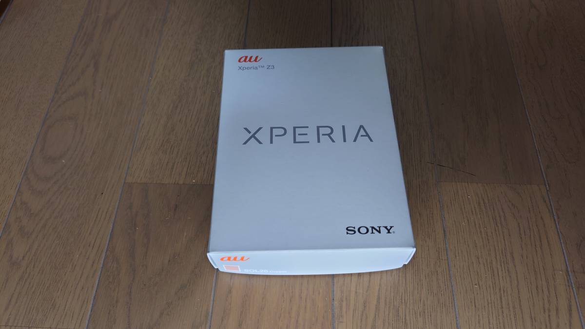 【美品】SONY XPERIA Z3 SOL26 【箱・取説・付属品のみ】拍卖