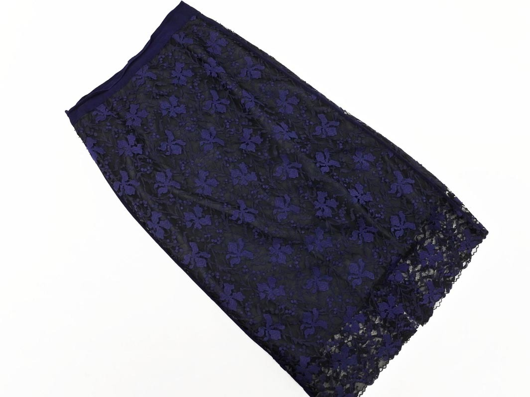 ROPE ロペ レース タイト スカート size36/紺 ■◇ ☆ fcb8 レディース拍卖