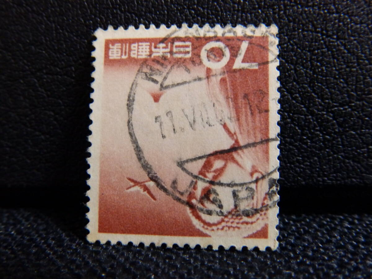 【欧文三日月消】大仏航空70円 NIHONBASH(I) TOKYO 62.12.11 12-()拍卖