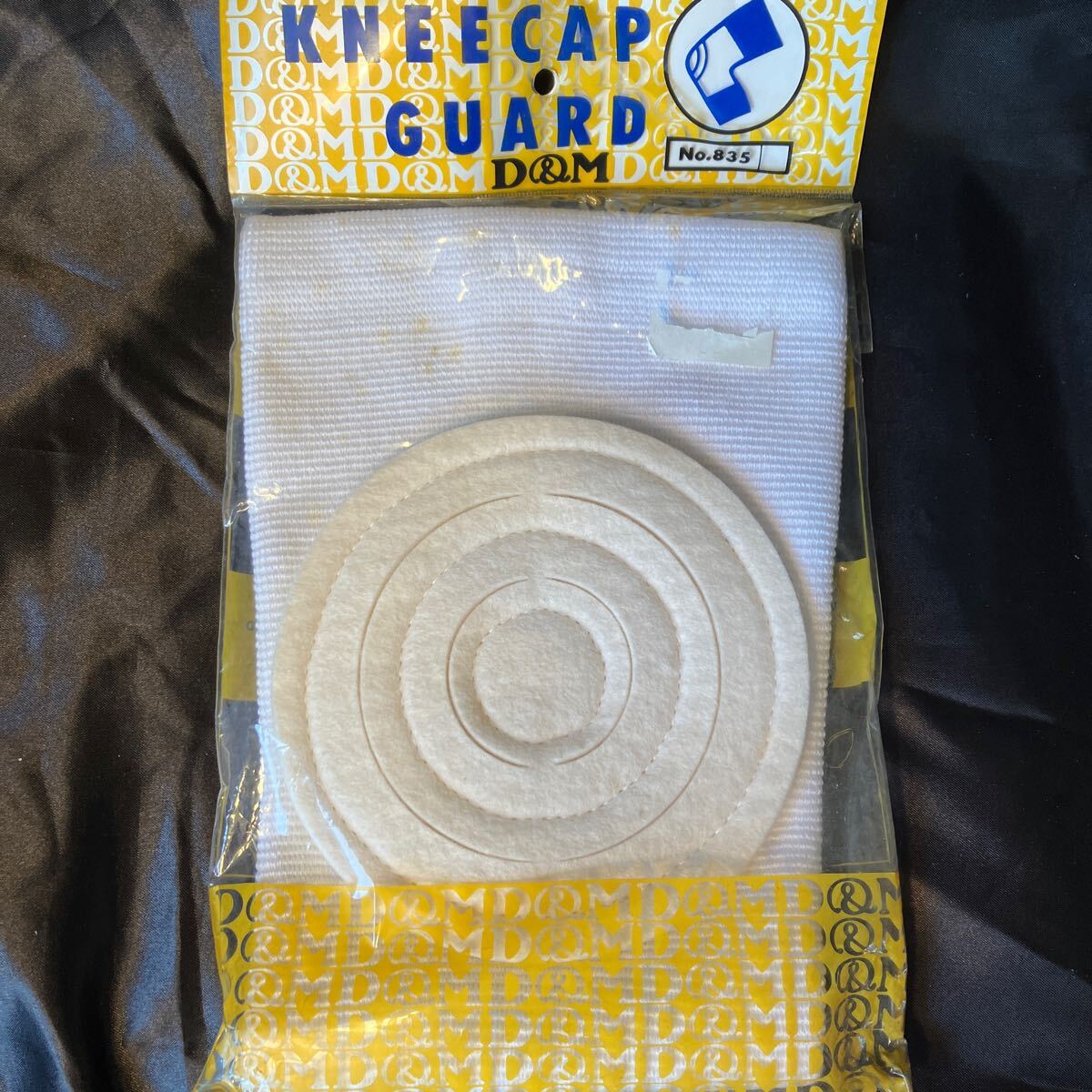 D&M835 バレー膝サポーター ホワイト スポーツ拍卖