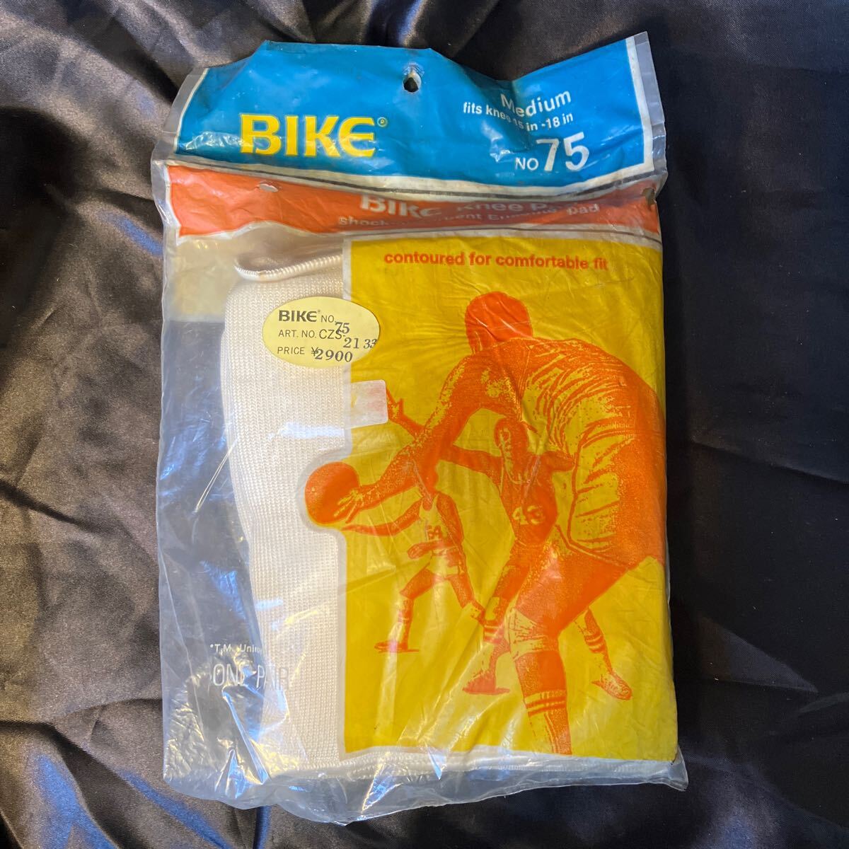 D&M75 バスケット膝サポーター ホワイト スポーツ ミディアム 2点セット拍卖