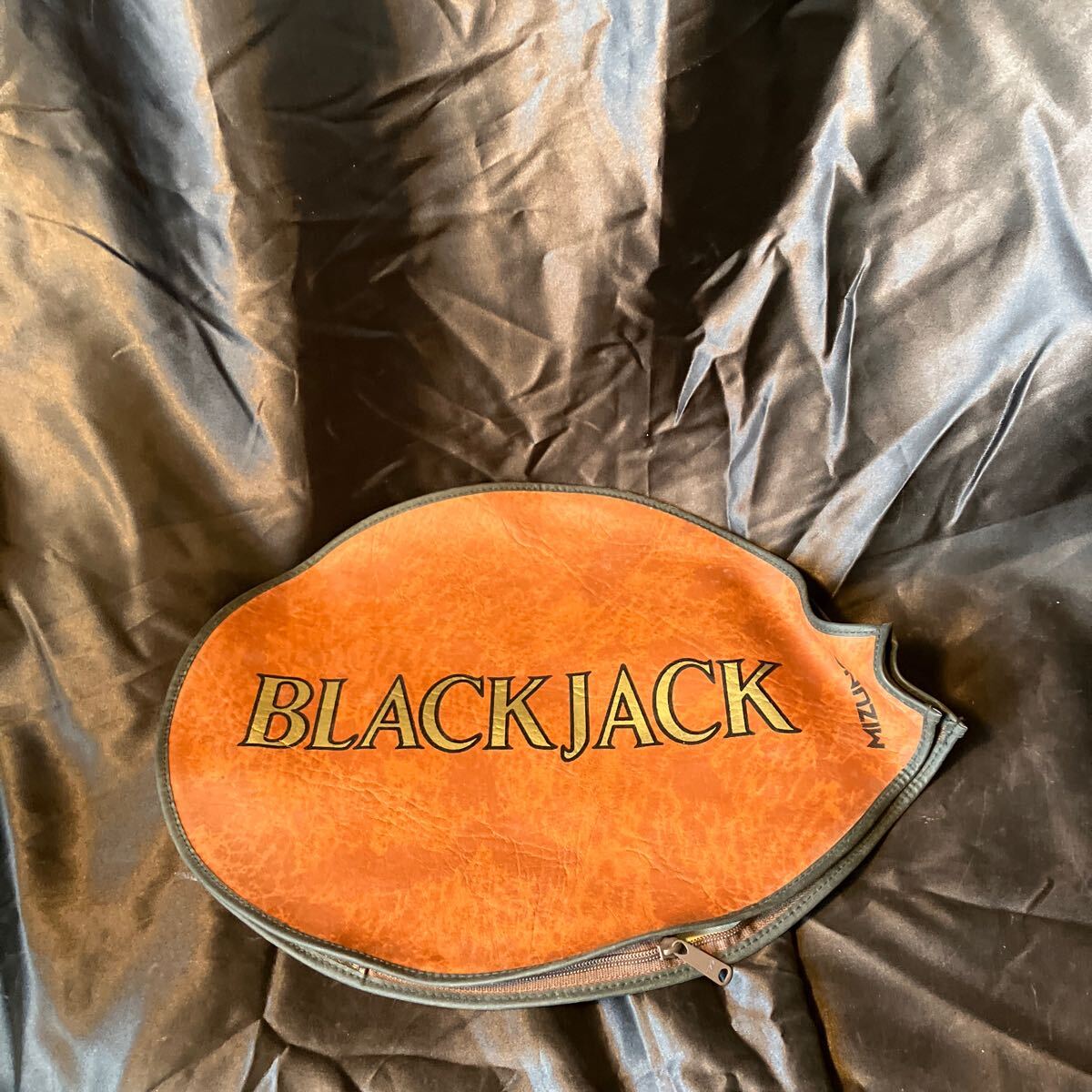 MIZUNO テニス・バトミントンラケットケース ビンテージ品 皮素材拍卖