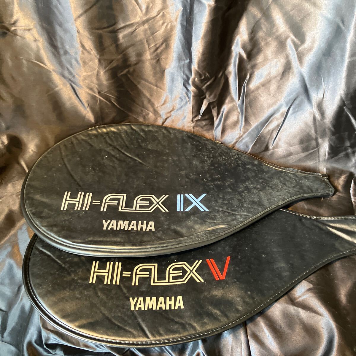 YAMAHA バトミントンラケットケース ビンテージ品 2点セット シルバー×ゴールド拍卖