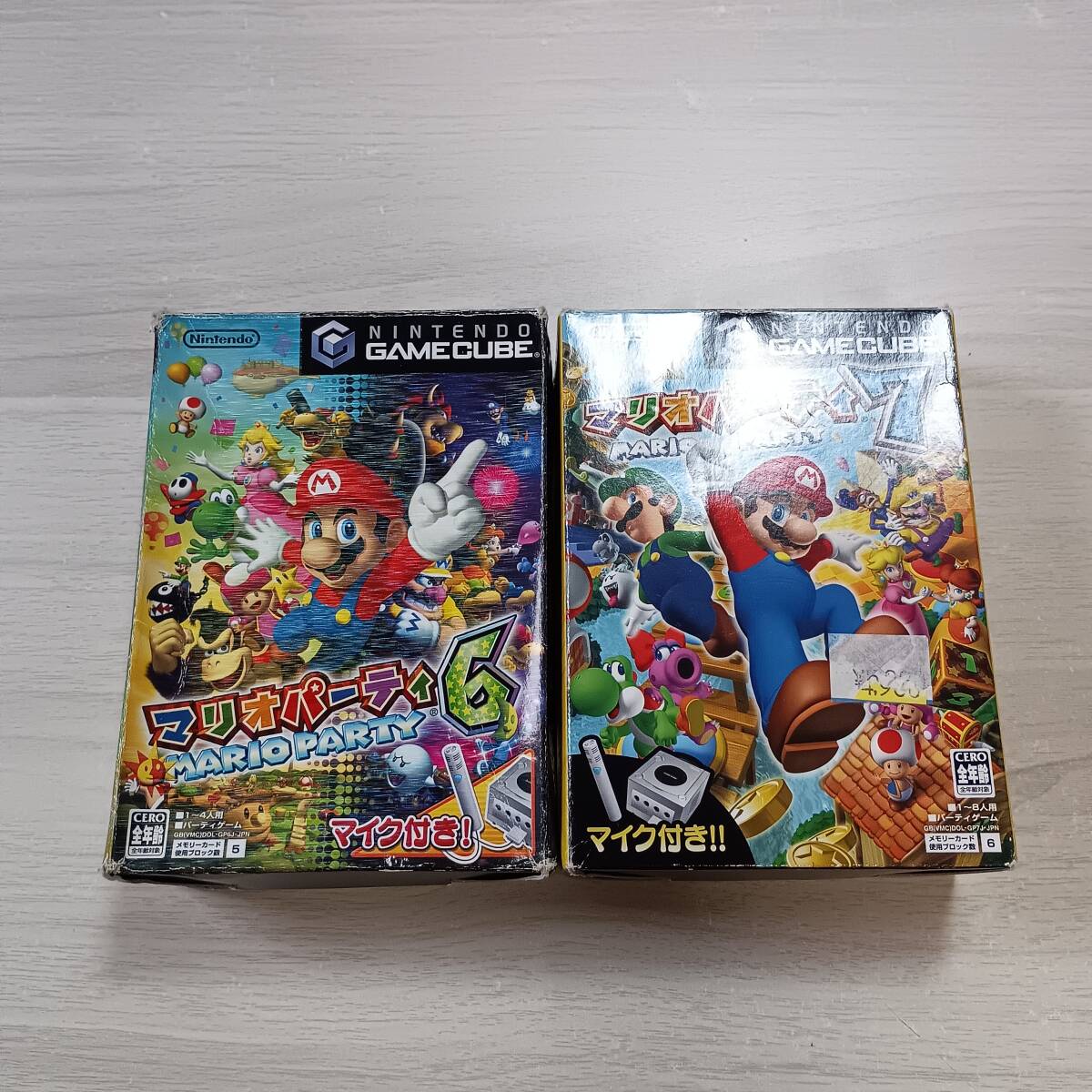 ◯即決 GC マリオパーティ6(マイクコントローラ付) マリオパーティ 7  何本でも同梱OK◯拍卖