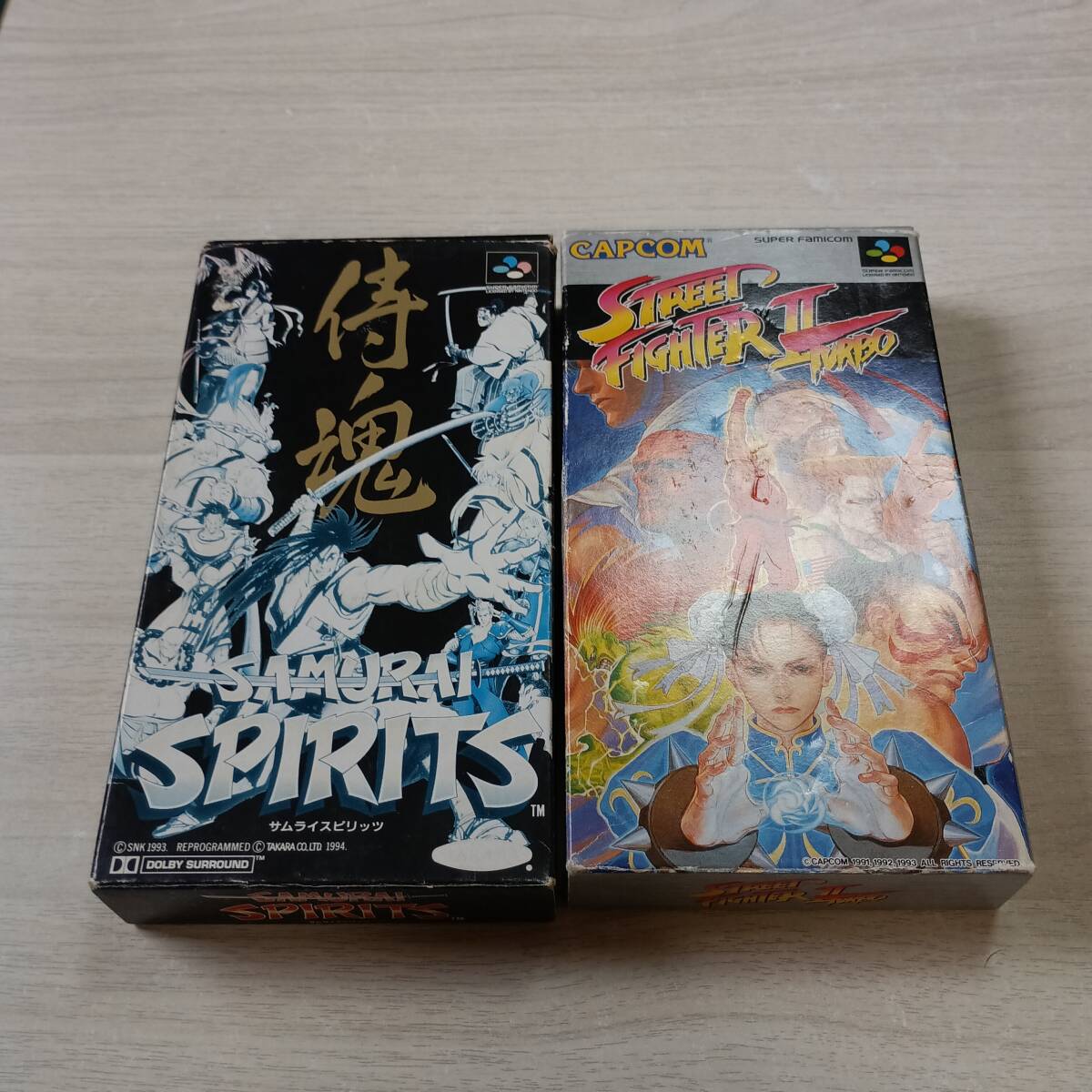 ◯SFC ストリート ファイターIIターボ サムライスピリッツ   箱説付き  何本でも同梱OK◯拍卖