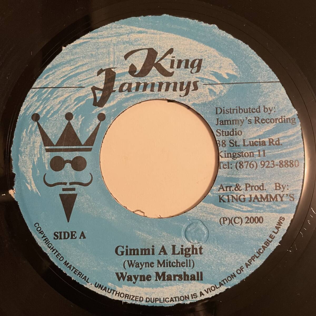 試聴 / WAYNE MARSHALL / GIMMI A LIGHT /Punnany Riddim/Reggae/Dancehall/big hit !!/7inch/1106拍卖