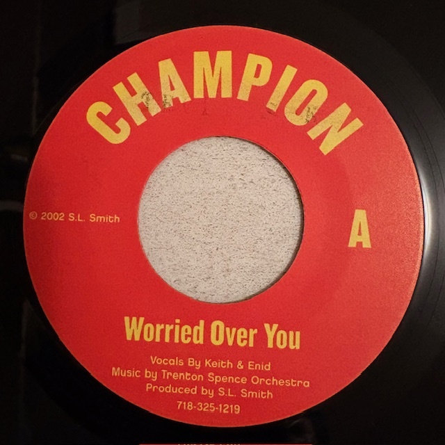試聴 / KEITH & ENID / WORRIED OVER YOU /Rhythm&Blues/Ballad/Reggae/Rocksteady/Ska/big hit !!/7inch/1091拍卖